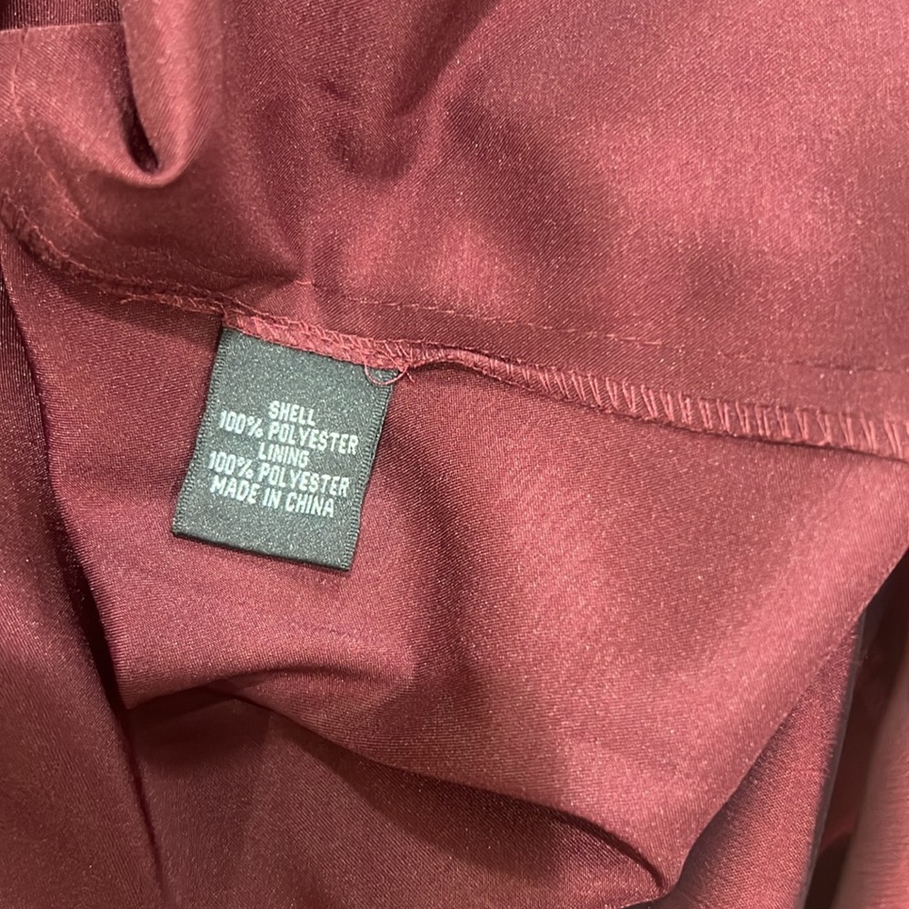 Adrianna Papell one shoulder chiffon long gown - Picture 9 of 9